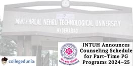 JNTUH Announces Counseling Schedule for Part Time PG Programs 2024 25
